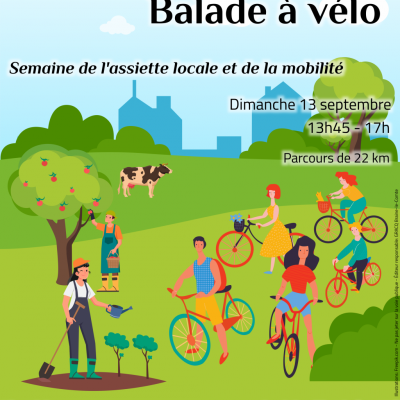 Balade à vélo du dimanche 13 septembre