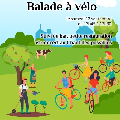 Balade à vélo le 17 septembre 2022